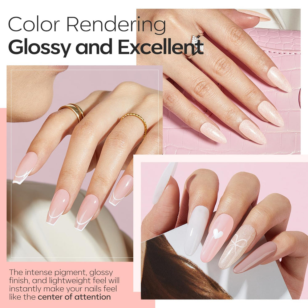 Modelones dip powder pink-brown shade close-up with rich depth.