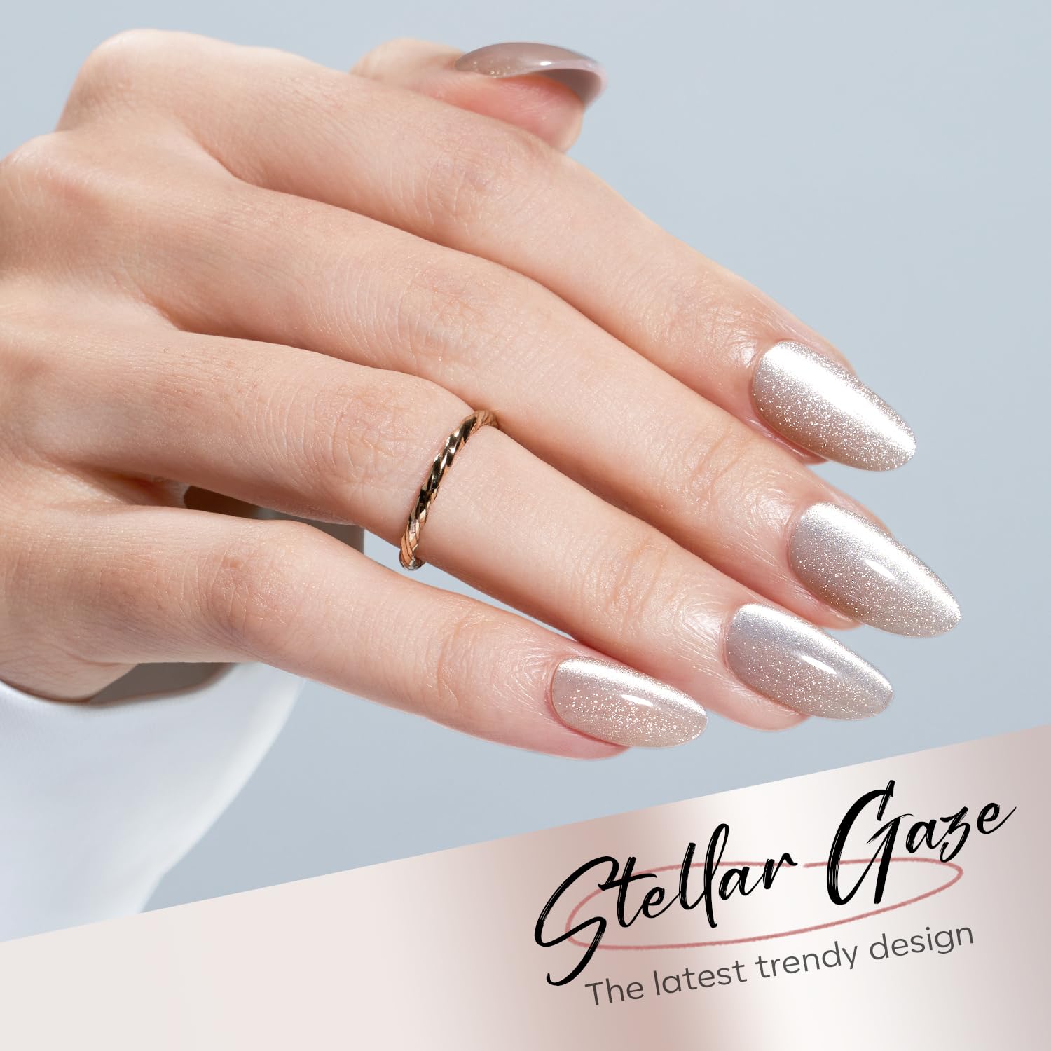 Modelones double-sided nail file closeup showcases shaping and smoothing in seconds.