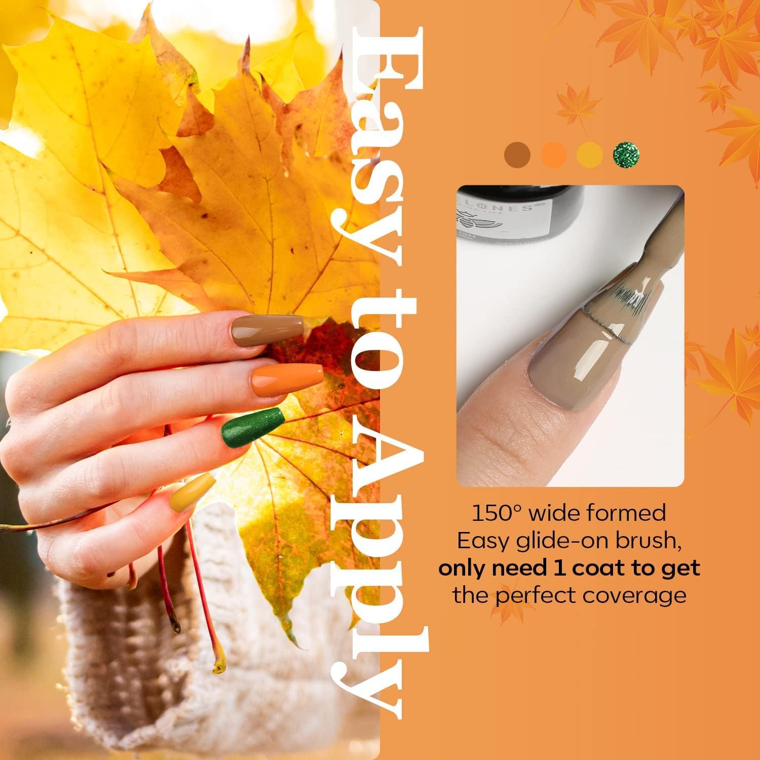 Modelones easy glide brush helps smooth, even color application