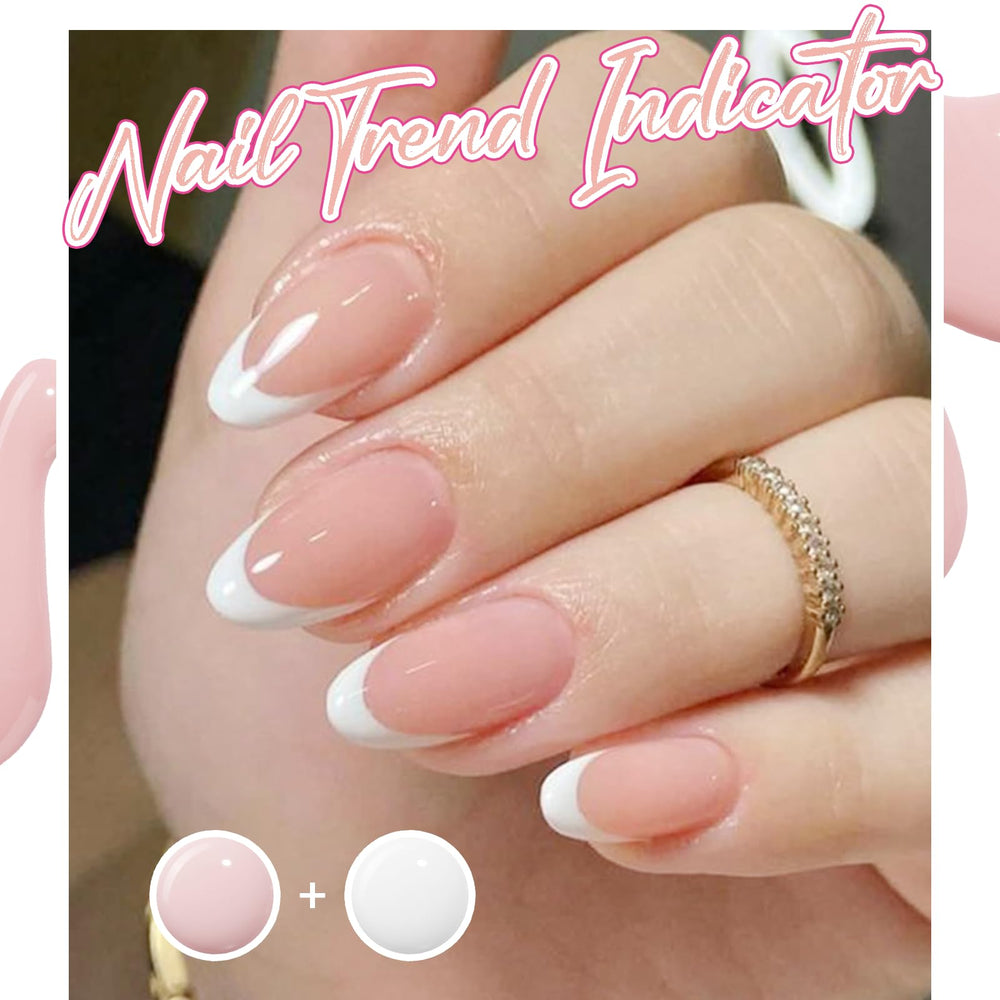 Modelones nude-pink jelly gel polish bottle for subtle nude nails.