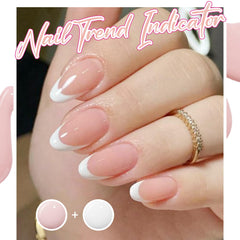 Modelones nude-pink jelly gel polish bottle for subtle nude nails.