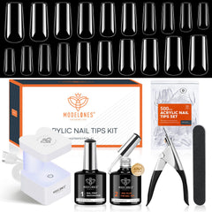 Modelones gel nail kit 4-in-one glue bottle for strong at-home extensions
