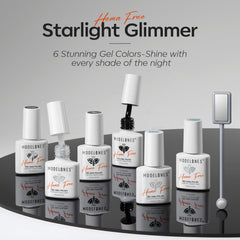 Modelones gray cat-eye polish demonstrates magnetic shimmer for dynamic nail designs.