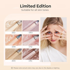 Modelones nude gel polish packaging with six colors ready for home mani