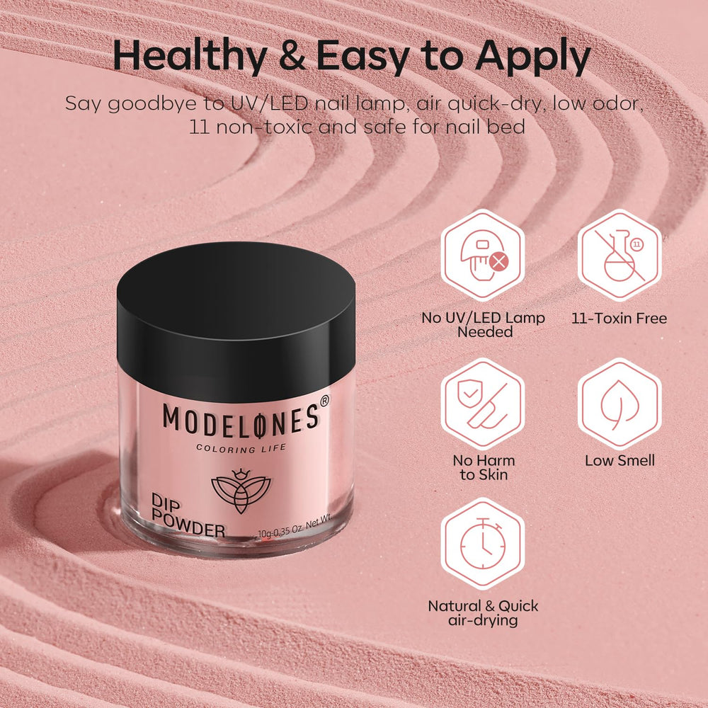 Modelones glass nail file provides durable, smooth filing for prep.