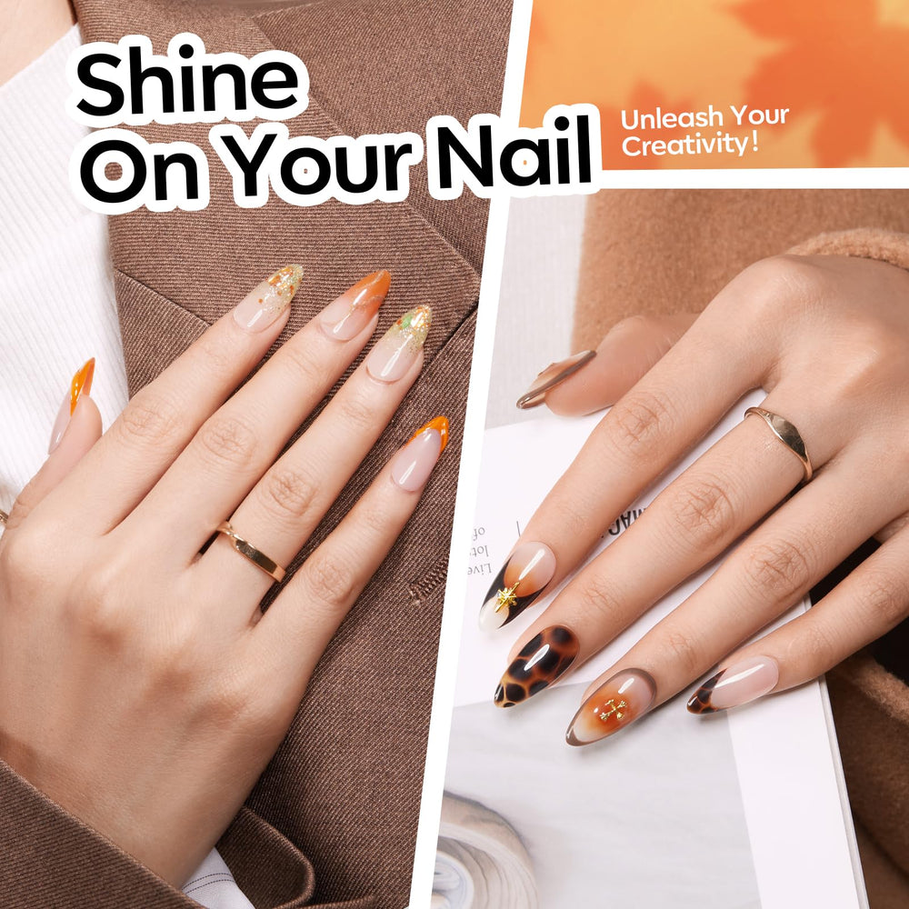 Modelones glossy top coat delivers a shiny, durable finish