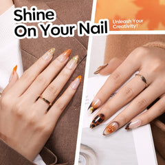 Modelones glossy top coat delivers a shiny, durable finish