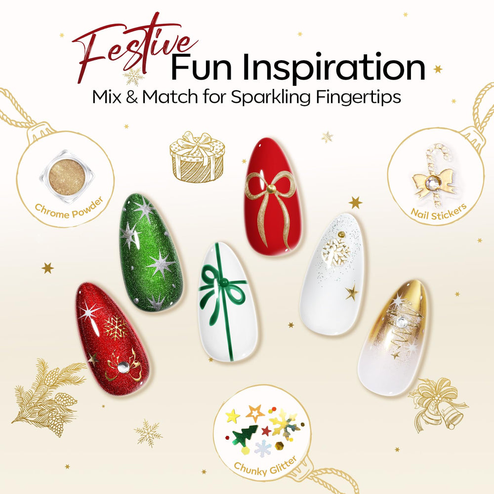 modelones holiday nail collection provides versatile shades for parties.
