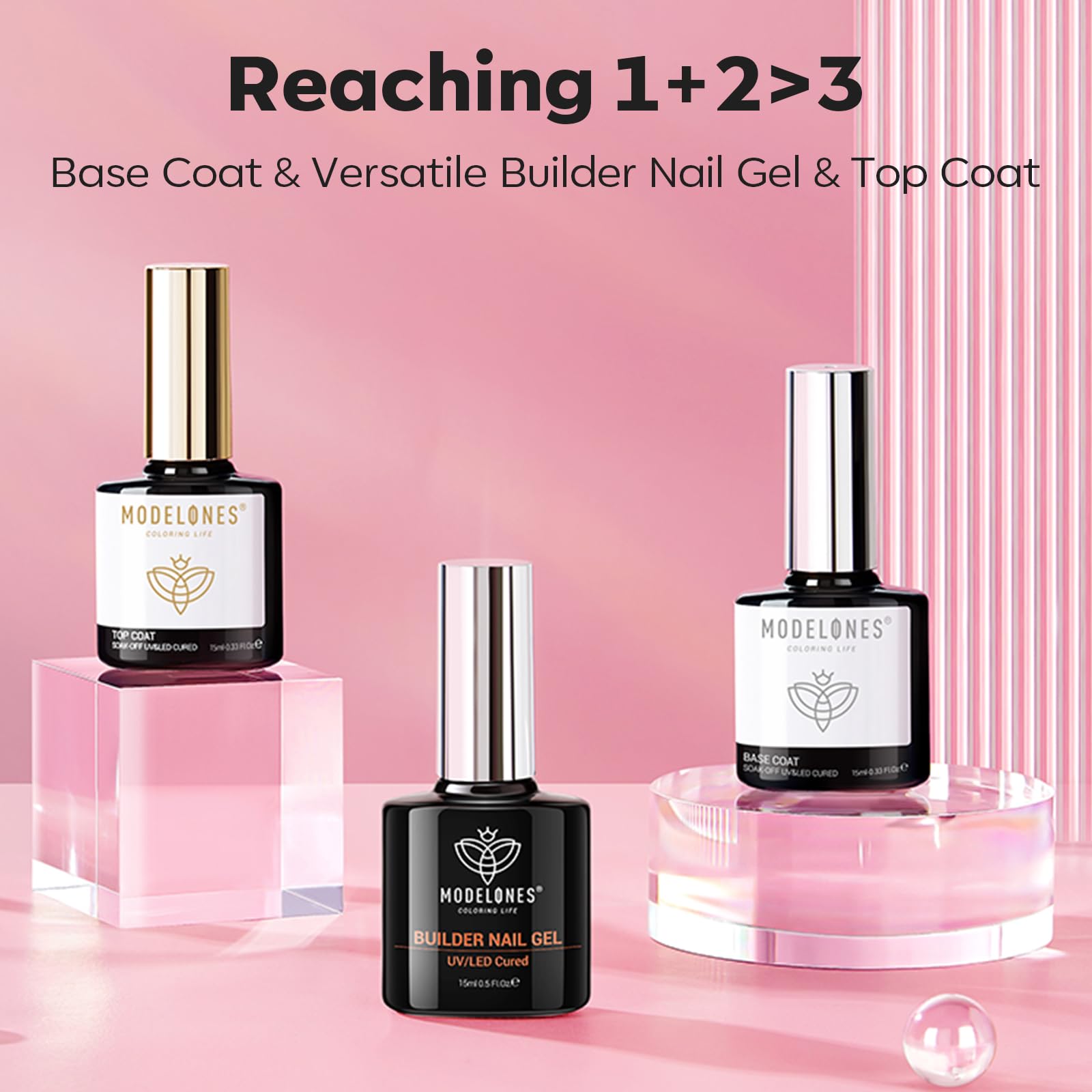 Modelones home DIY salon kit enables professional-style nails at home.