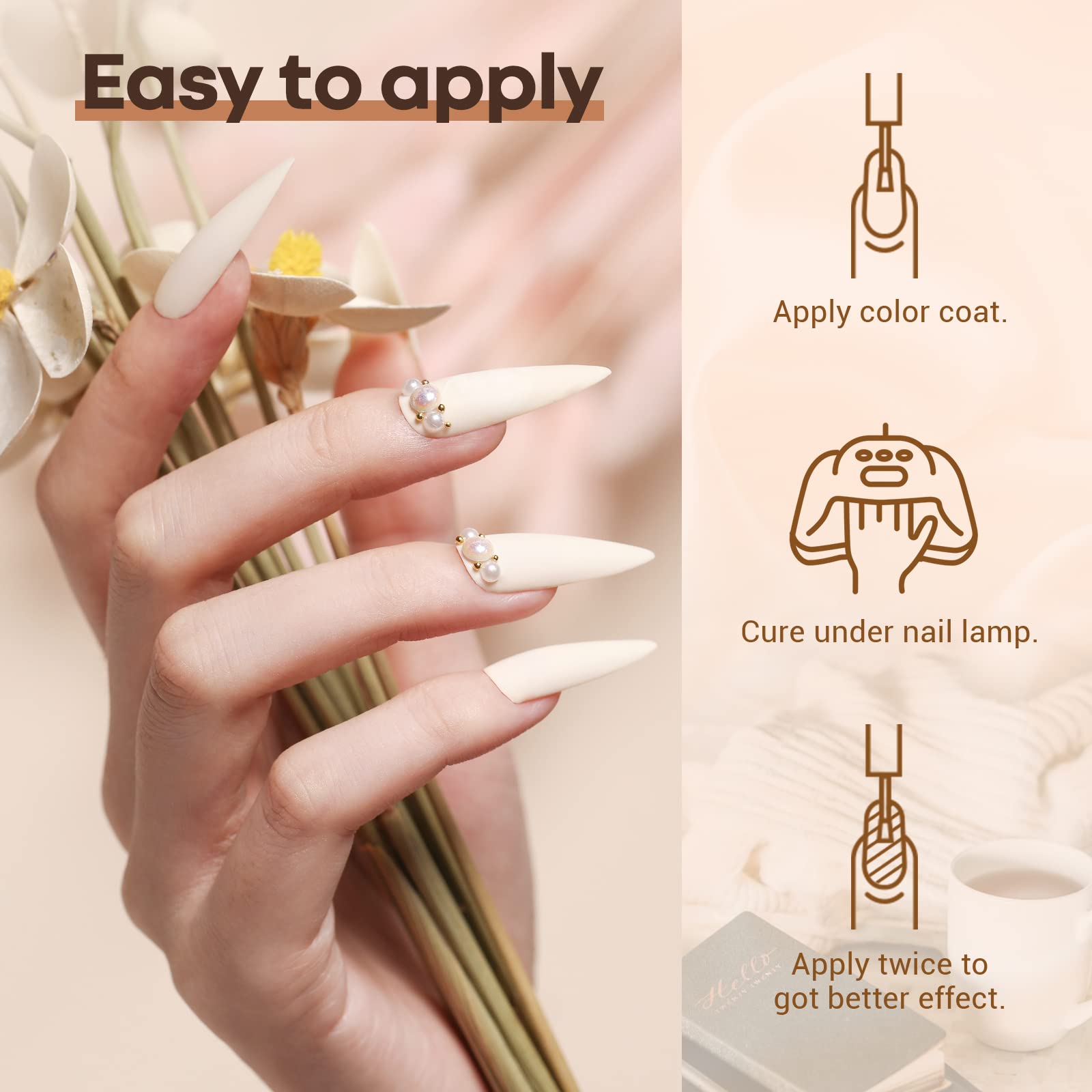 Modelones at-home manicure setup highlights convenient, tidy nail art for busy days.