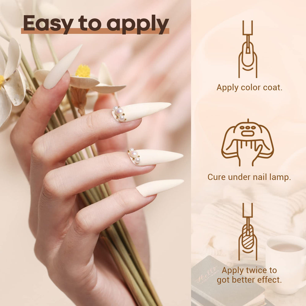 Modelones at-home manicure setup highlights convenient, tidy nail art for busy days.