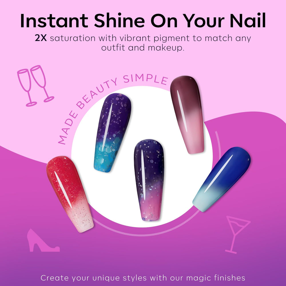 Modelones Inspire Gel technology and brush enable smooth, easy application.
