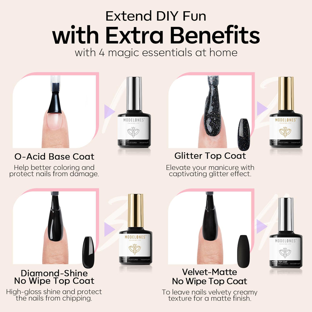 Modelones LED soak-off nail lamp enables fast at-home curing