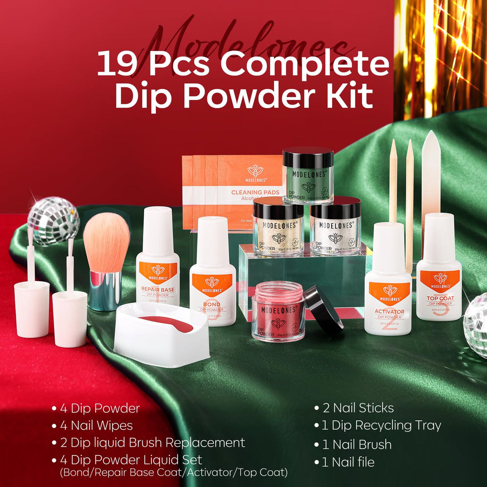Modelones liquid and accessories set enables easy dips and clean application