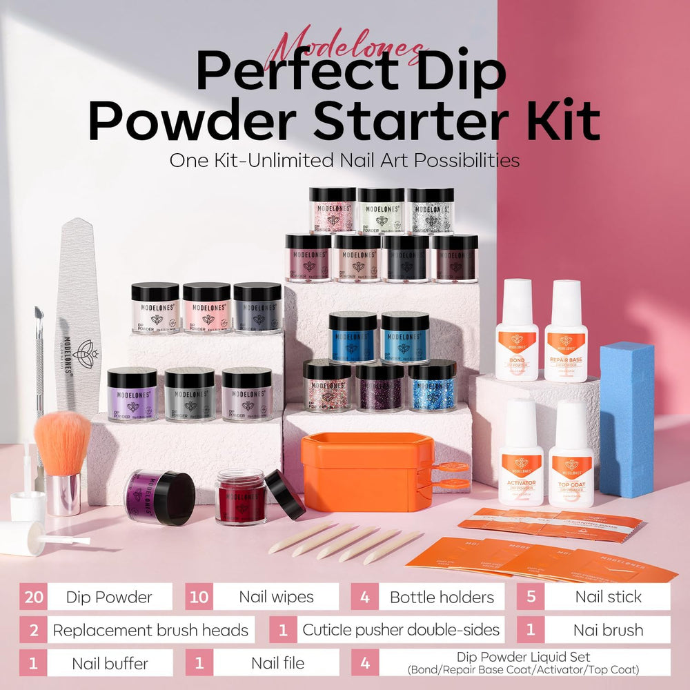 Modelones liquid set with bond base activator top for durable finishes