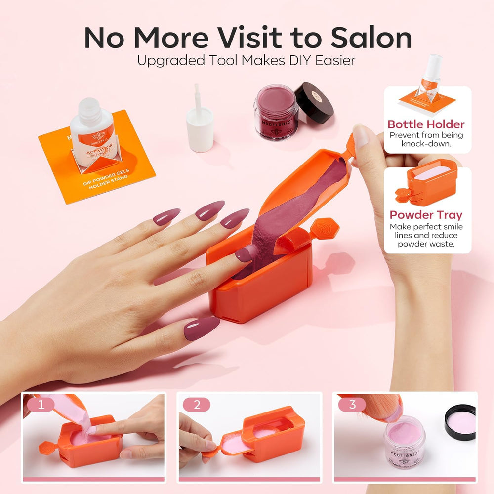 Modelones long lasting DIY manicure kit for at home pampering