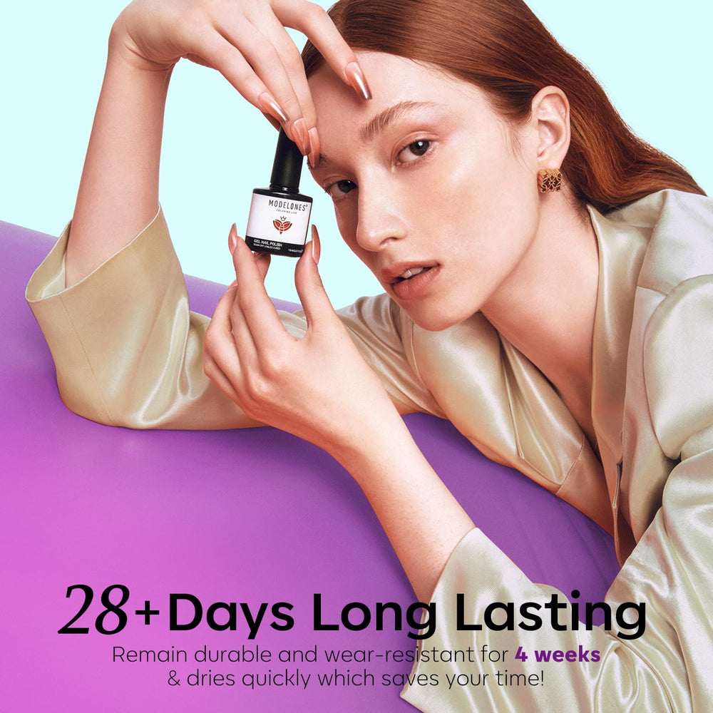 modelones long-lasting shine lasting up to 28 days with proper layering