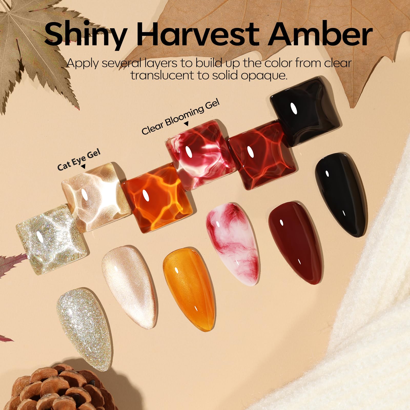 Modelones maroon gel polish for a rich, elegant manicure