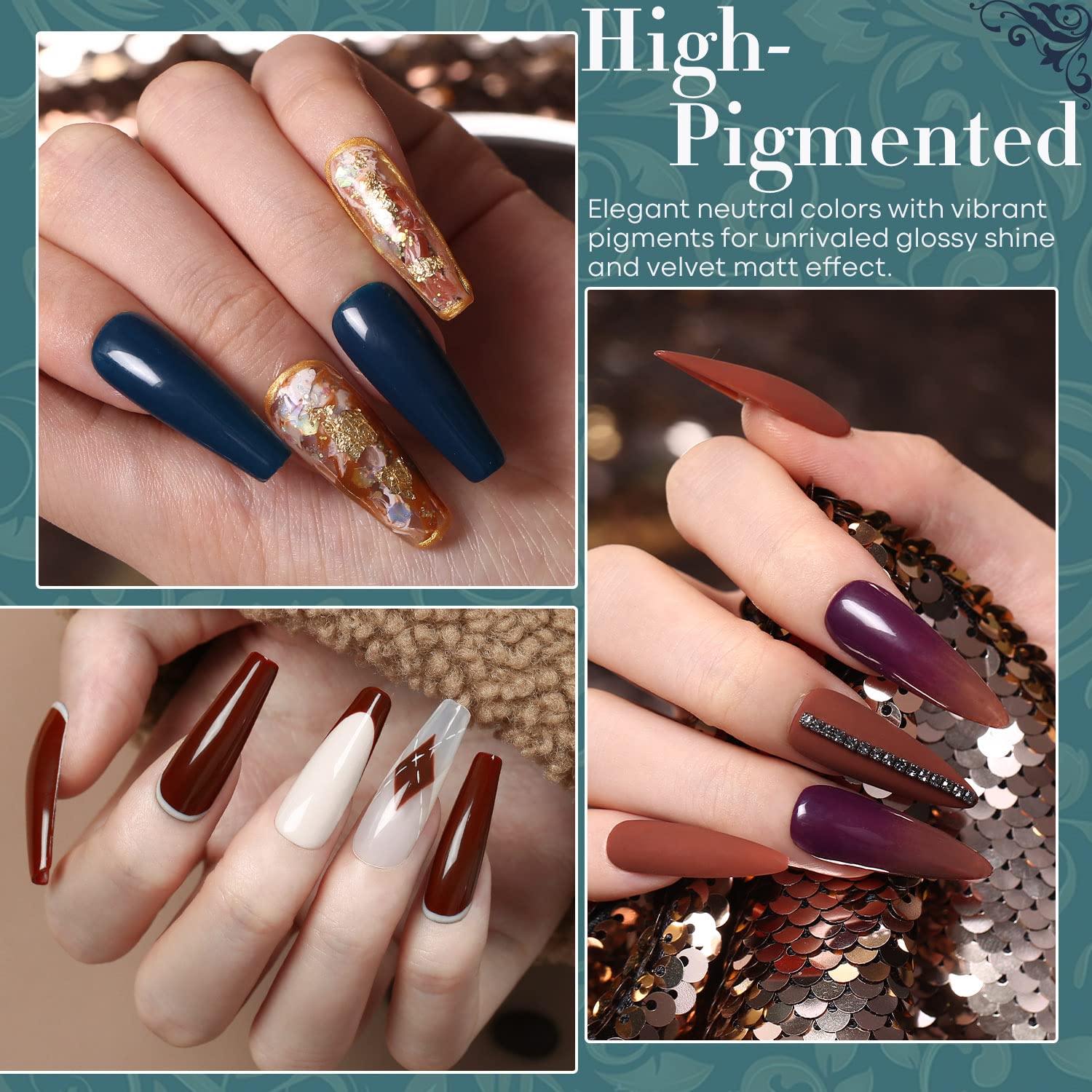 Modelones nail art application process shows easy layer building for full coverage.