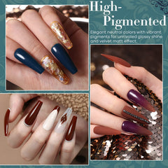 Modelones nail art application process shows easy layer building for full coverage.