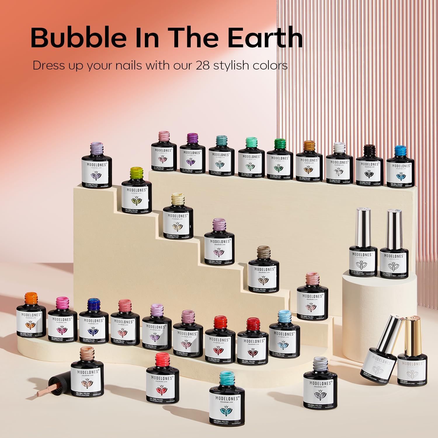 Modelones nail-art kit shows easy at-home spa-inspired manicures