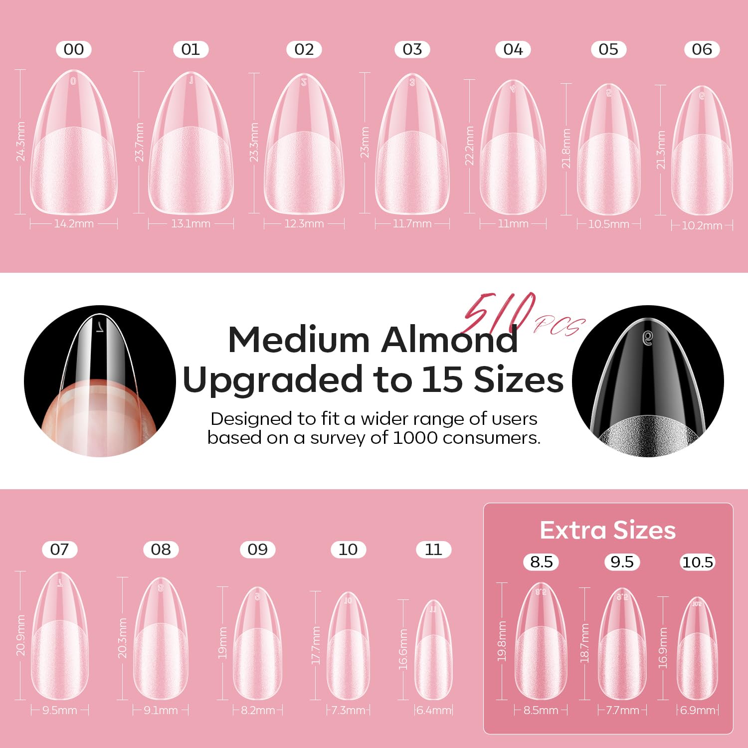 Modelones nail dehydrator prep strips pre-clean the nail surface for better bonding.