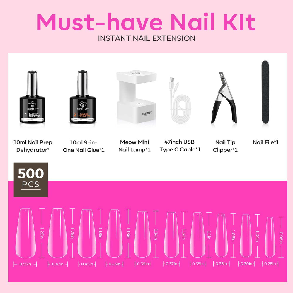 Modelones nail file shapes and refines nails for a professional finish.