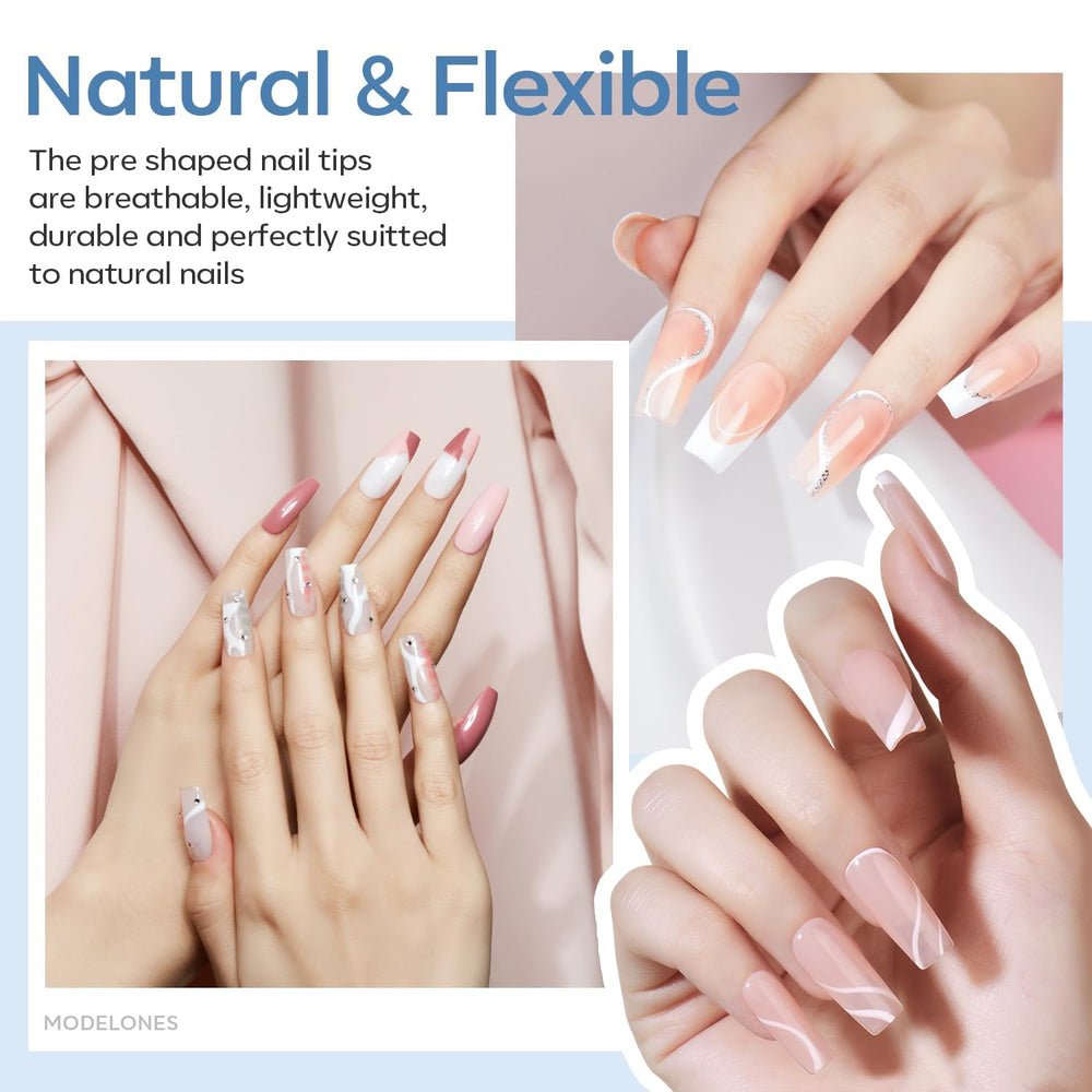 Modelones nail file with ergonomic grip for smooth edges
