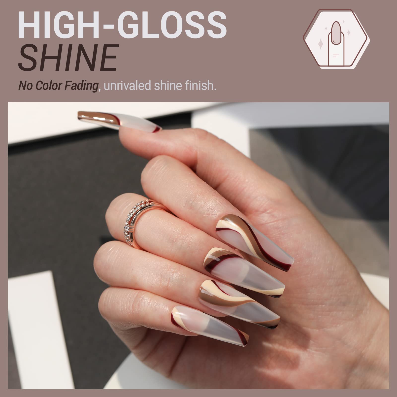 Modelones upgraded brush enables smooth, easy application.
