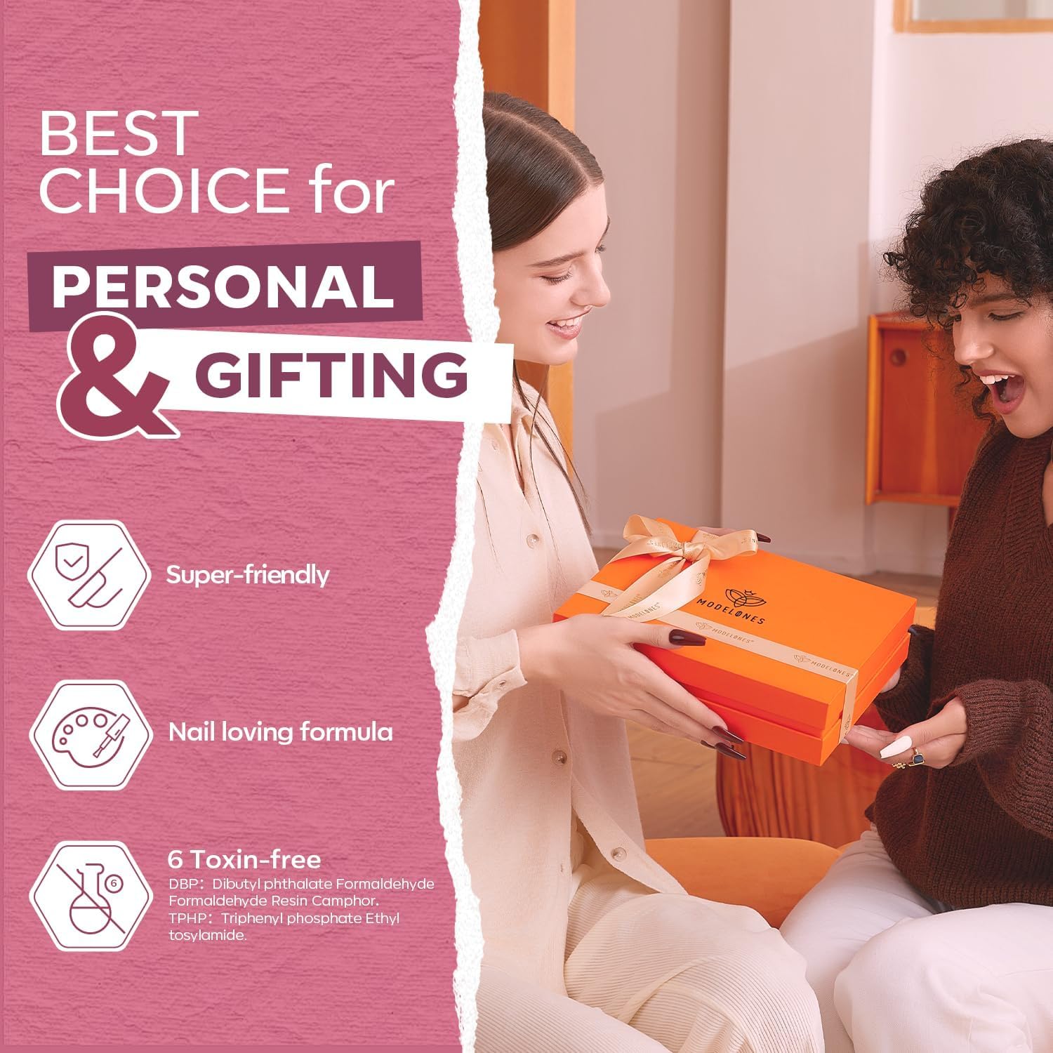 Modelones gift packaging image emphasizes premium seasonal gift appeal