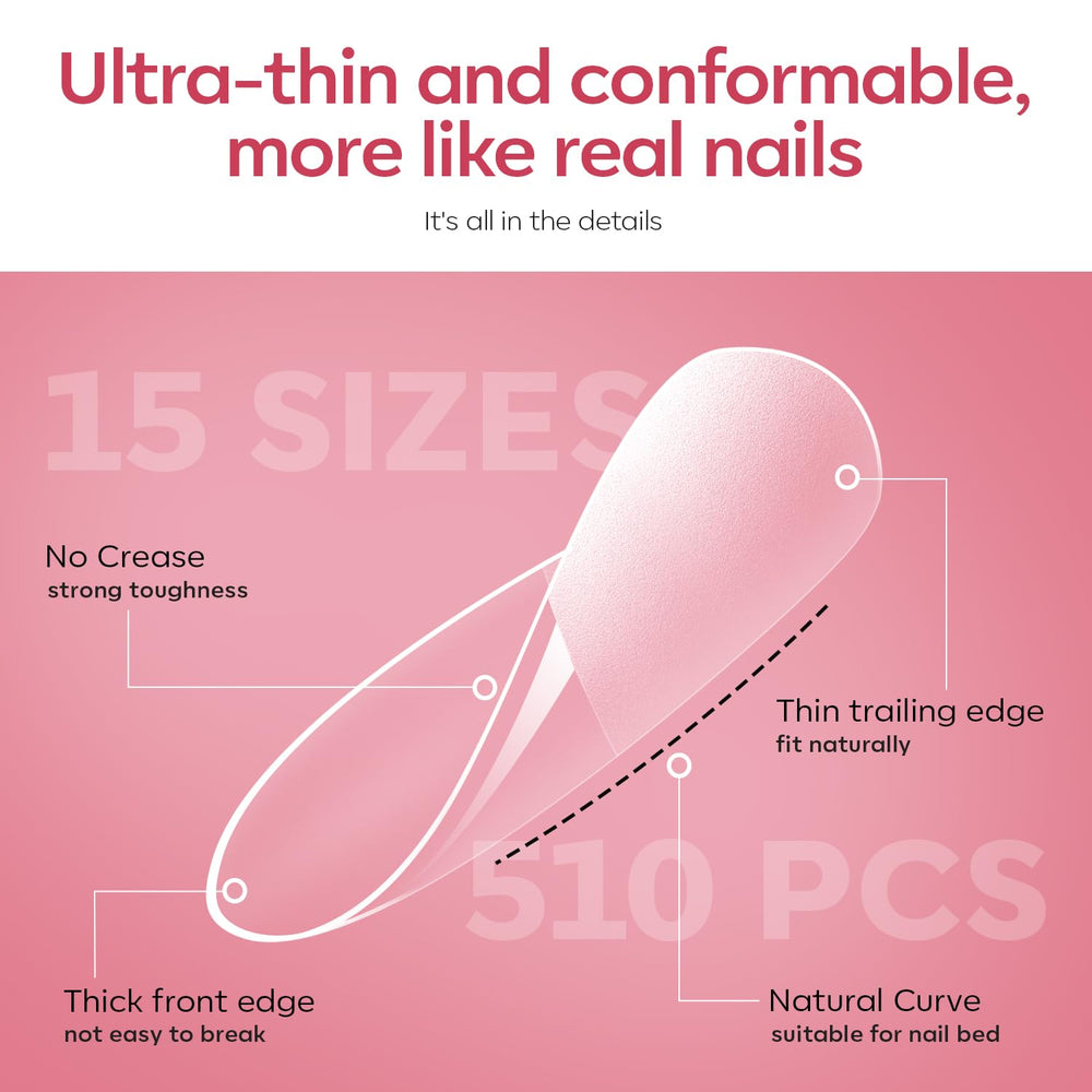 Modelones nail tips clipper helps tidy edges for a cleaner finish.
