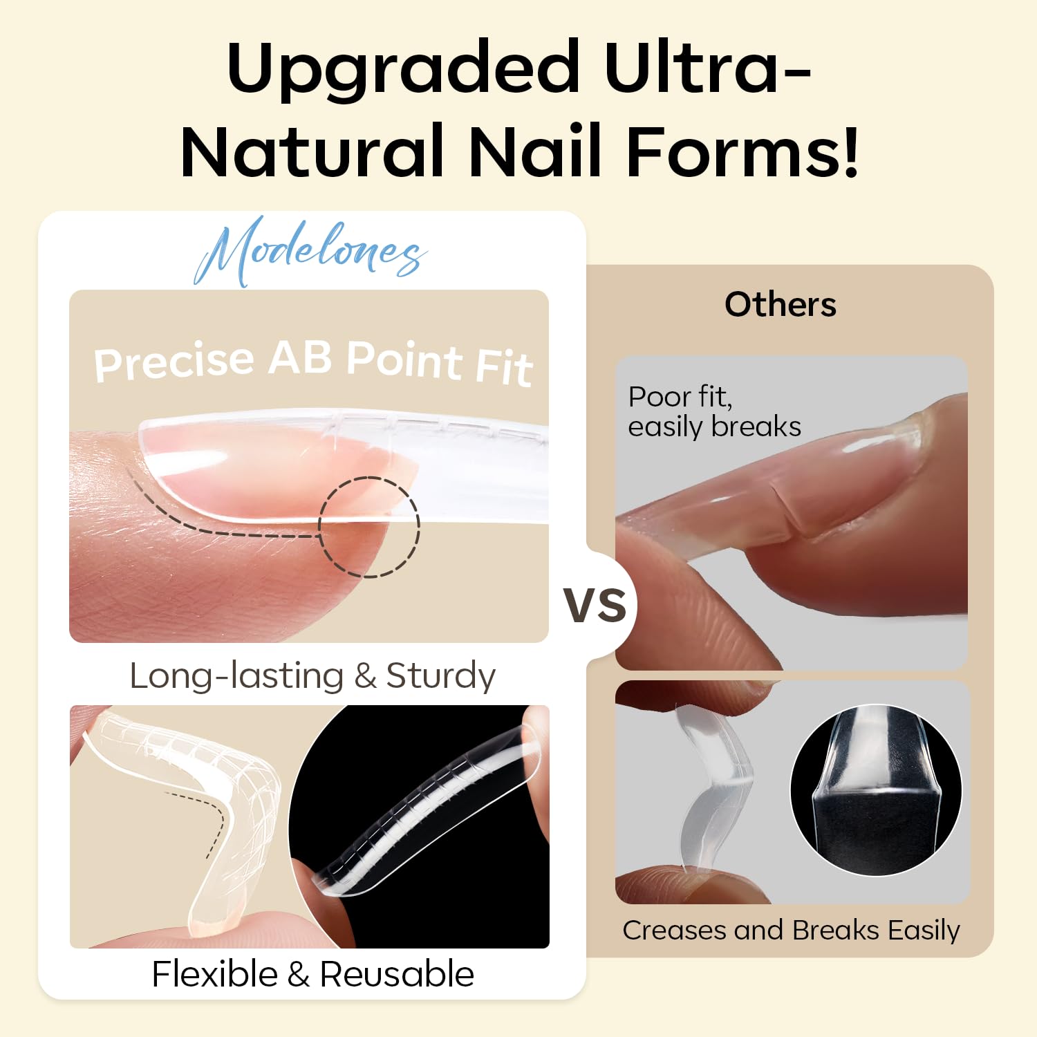 Modelones nail tips and tools set provides everything for at‑home manicure