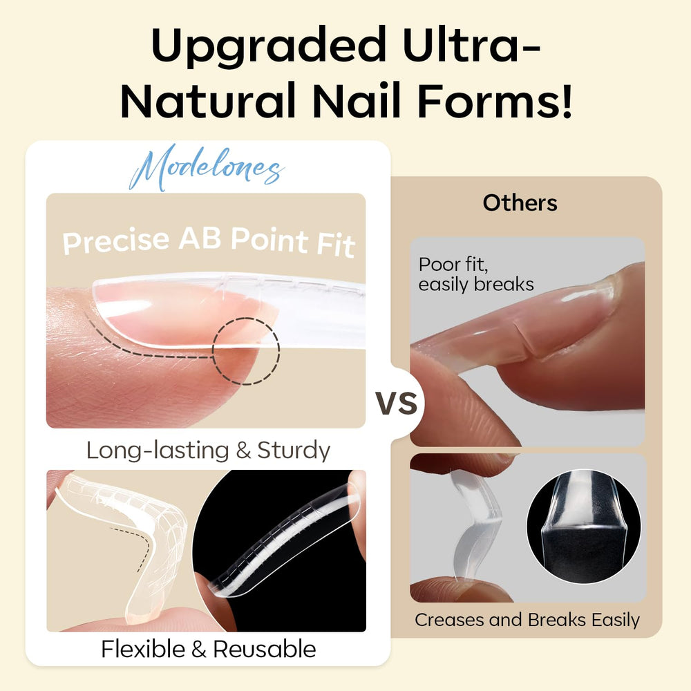 Modelones nail tips and tools set provides everything for at‑home manicure