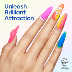 Modelones gel brush glides smoothly for easy application and neat nails.