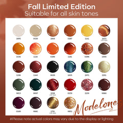 Modelones no-wipe base coat application shows smooth, even nail foundation.