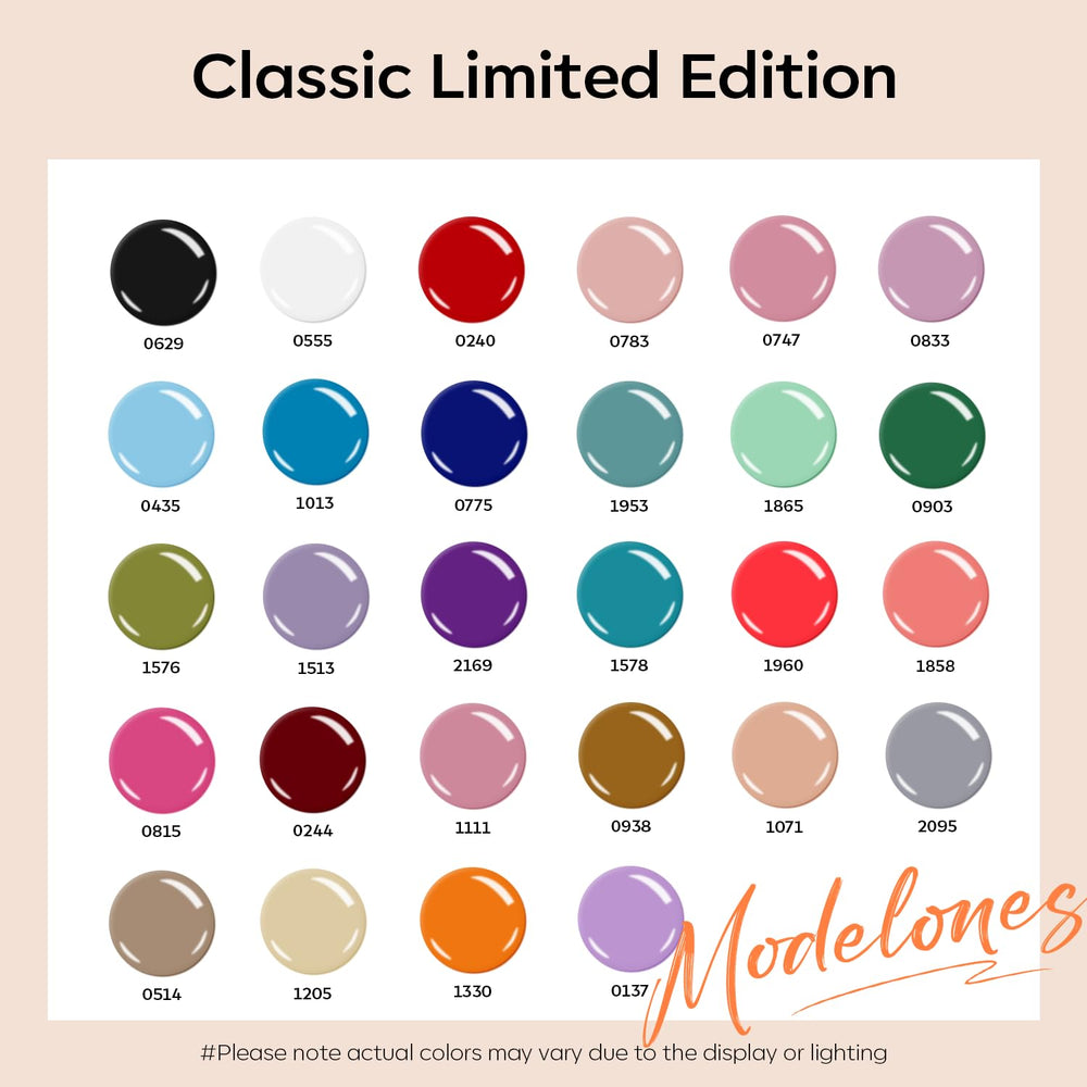 Modelones no-wipe base coat for smooth adhesion and long-lasting color