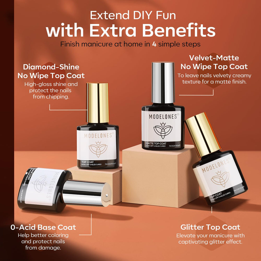 Modelones non-toxic ingredients label communicates safer nail care