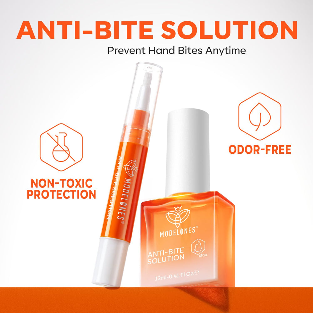 Modelones on-the-go nail biting pen portable for discreet touch ups
