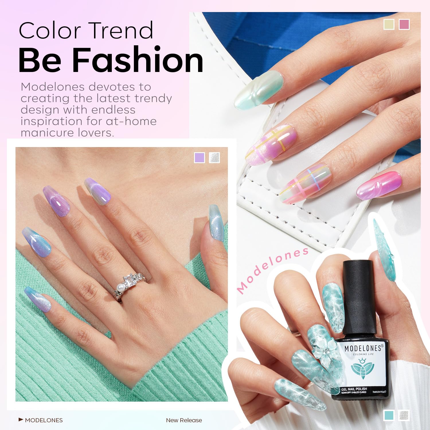 Modelones pastel jelly yellow ideal for soft, translucent manicure.