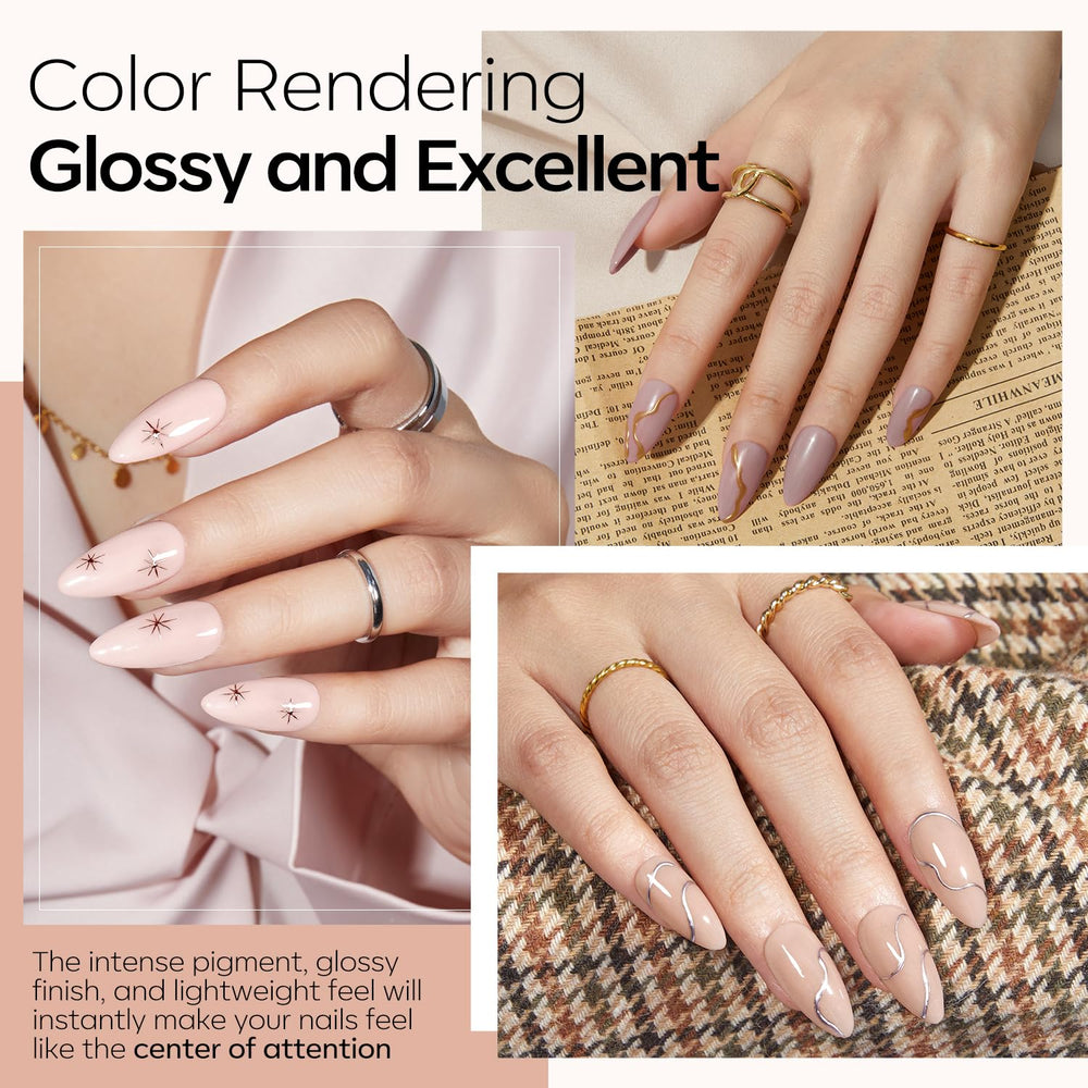 Modelones pink dip powder colors provide chic nails for versatile day-to-night looks.