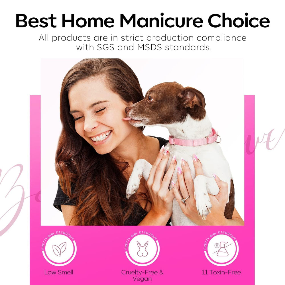 Modelones Hands Manicure Setup demonstrates salon-quality results at home