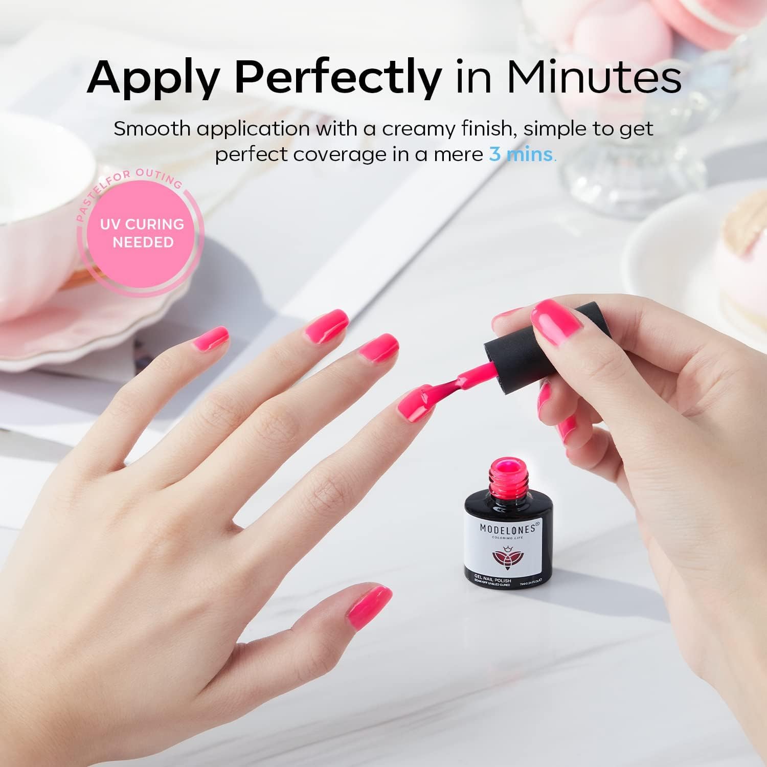 Modelones Long Lasting Formula emphasizes durable wear for 28+ days