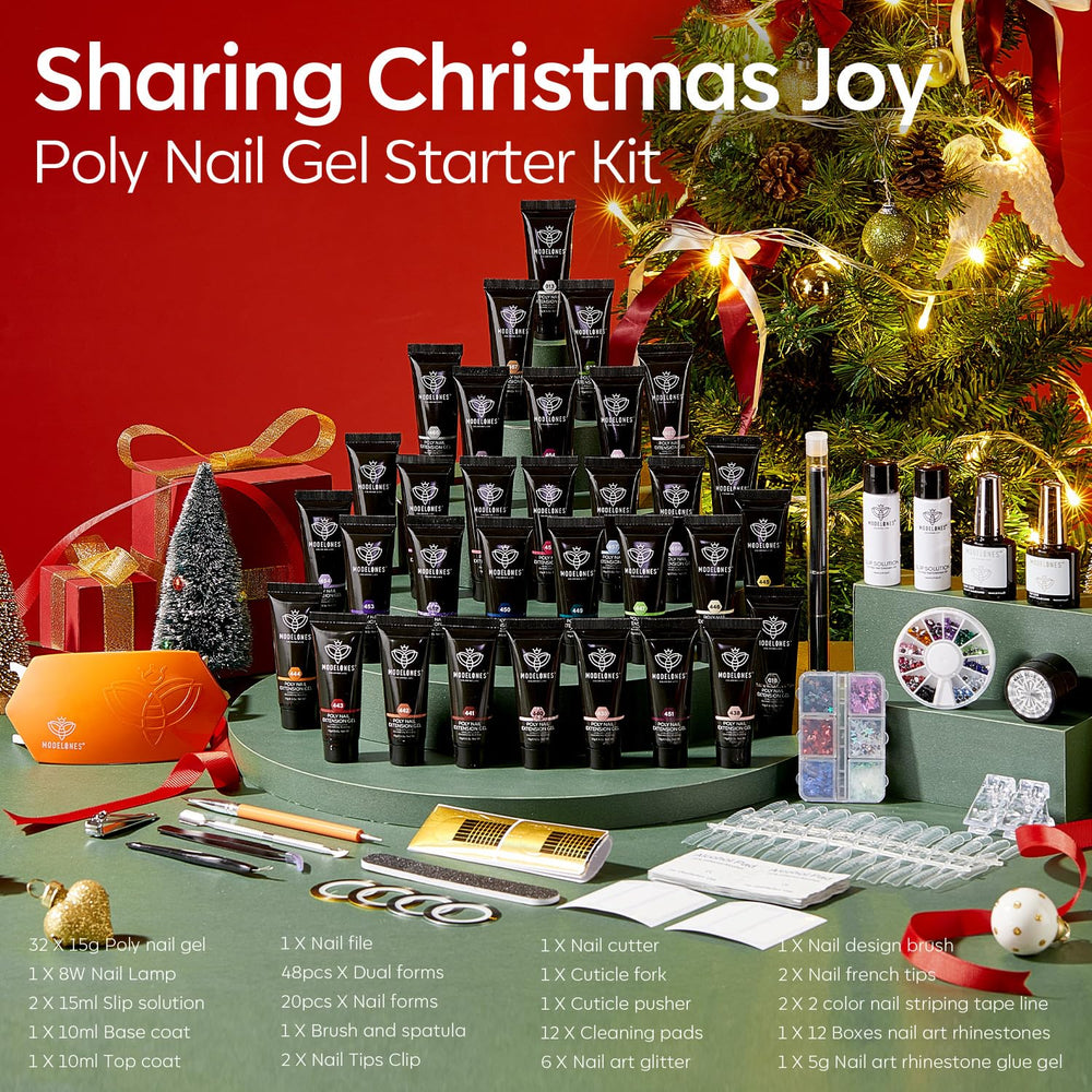Modelones poly extension gel kit 32 colors offers versatile shades for all seasons