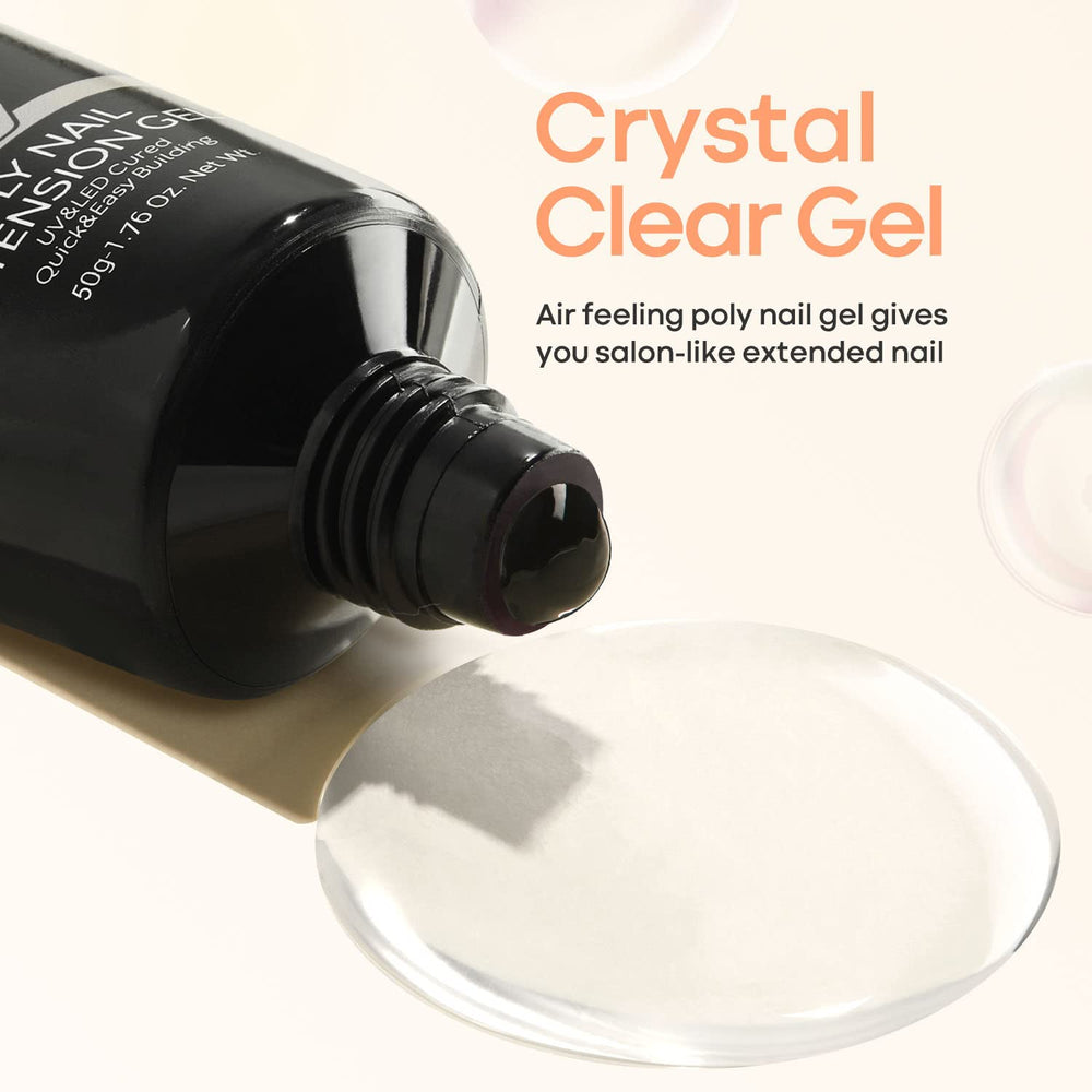 MODELONES Poly Nail Gel Extension Coffin Nails for long-lasting sculpted tips.