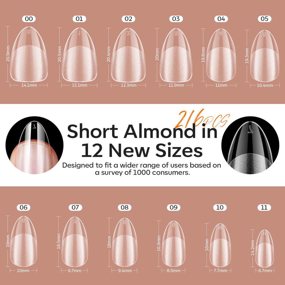 Modelones pre-etched tips for faster application and comfortable wear.