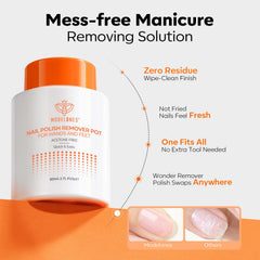 Modelones replaceable brush head promotes eco-friendly reuse and hygiene.