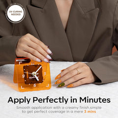 Modelones matte top coat bottle provides velvety textures and chic designs
