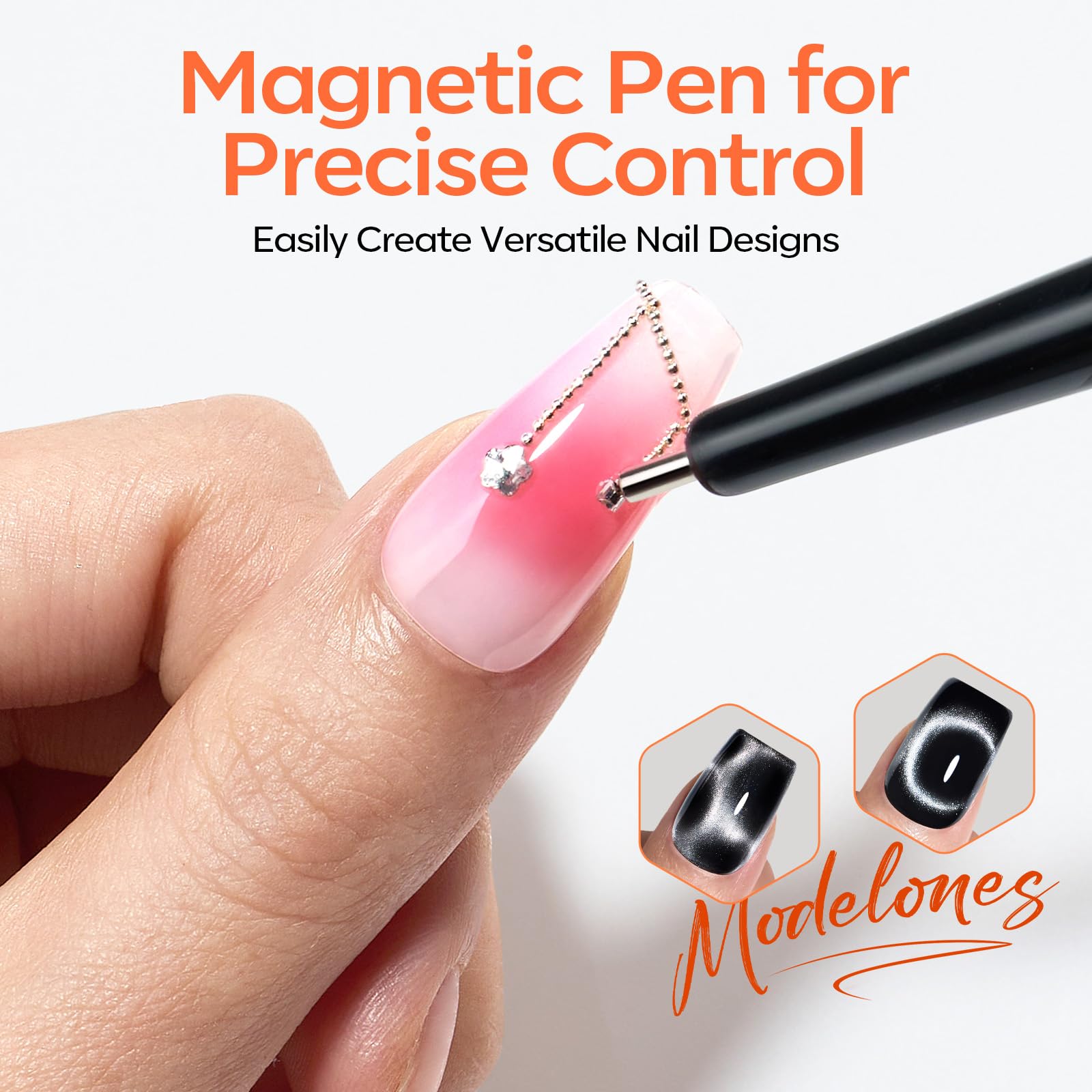 Modelones compact travel kit keeps cat eye nails on the go