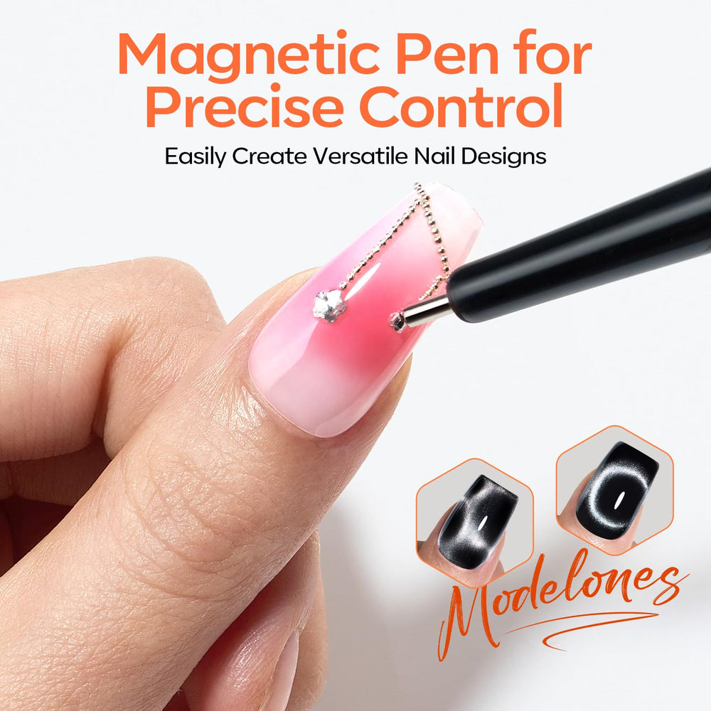 Modelones compact travel kit keeps cat eye nails on the go