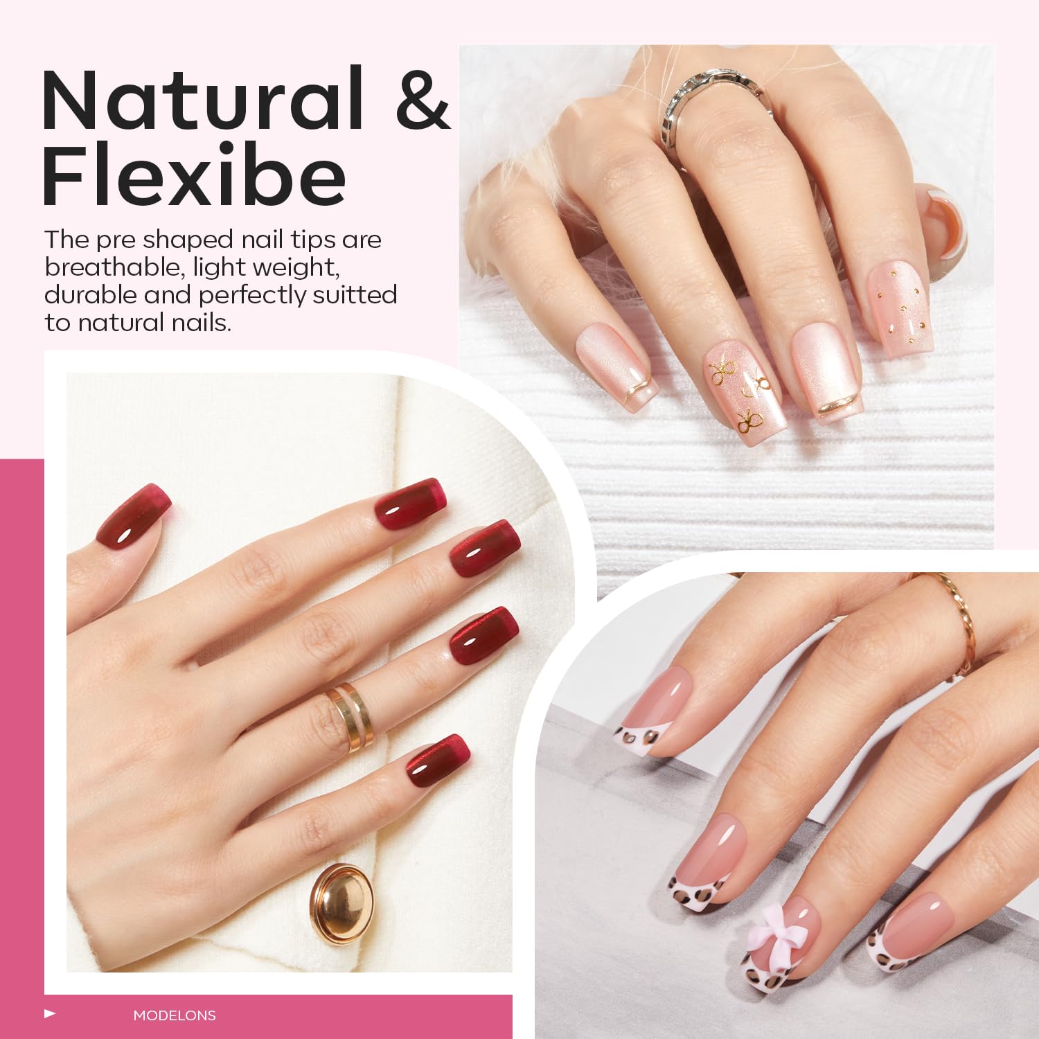 Modelones ultra-portable UV LED nail lamp ideal for home gel curing.